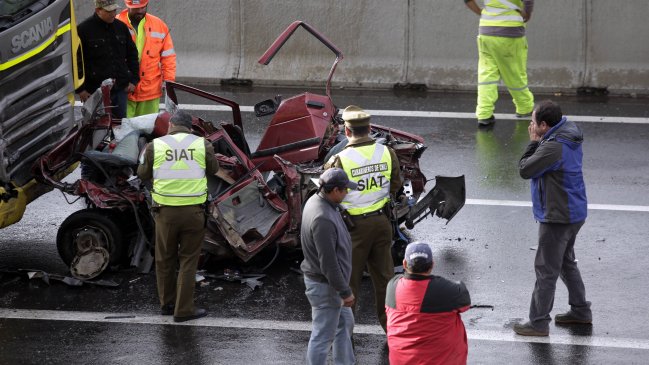 Cifra de fallecidos por accidentes de tránsito llega a punto más alto en últimos ocho años