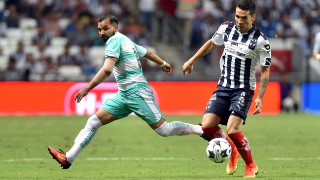 Monterrey goleó a Santos Laguna de Bryan Rabello en el cierre de la décima fecha