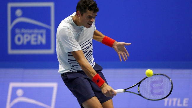 Milos Raonic sufrió dura derrota ante Mikhail Youzhny en el ATP de San Petersburgo
