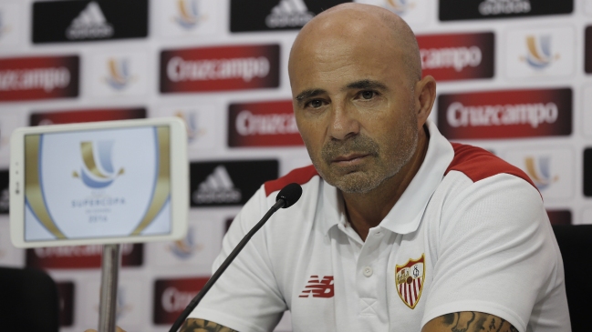 Jorge Sampaoli pidió a jugadores de Sevilla no tener temor a buscar el triunfo