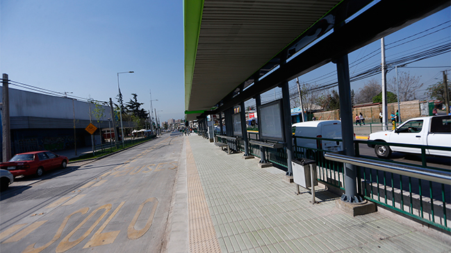 Este sábado habilitan primer tramo del corredor del Transantiago en Vicuña Mackenna
