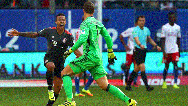 FC Bayern Munich logró esforzado triunfo sobre Hamburgo con Arturo Vidal en cancha