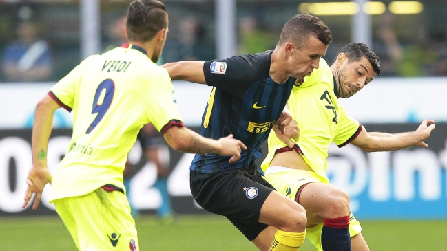 Gary Medel destacó en empate de Inter de Milán ante Bologna de Erick Pulgar