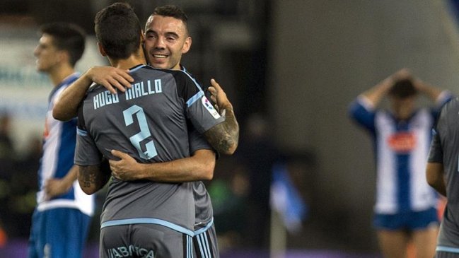 Celta de Vigo de Marcelo Díaz y Pablo Hernández ganó en los descuentos