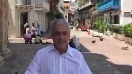   Sebastián Piñera sobre rol de Chile en la paz en Colombia: 