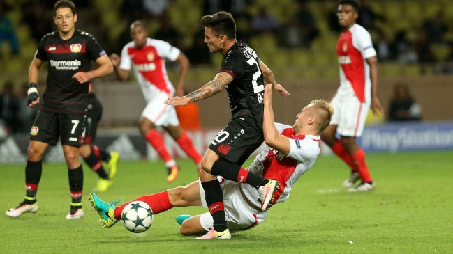 AS Mónaco salvó un empate ante Bayer Leverkusen en la Champions League