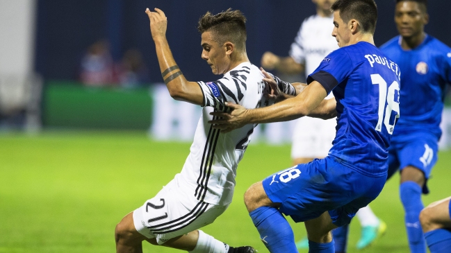 Dinamo Zagreb fue goleado a domicilio por Juventus en la Liga de Campeones