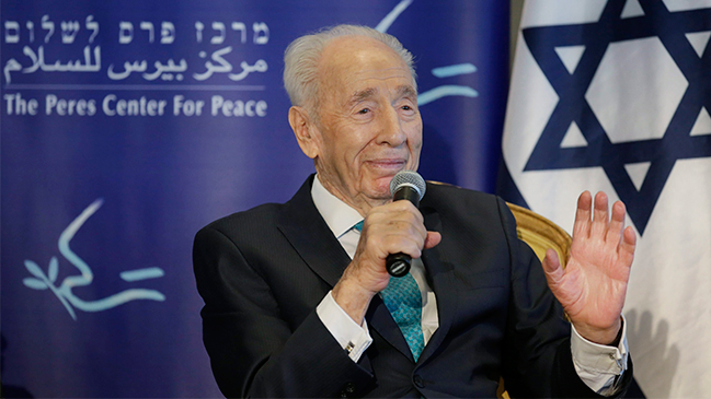 Ex presidente israelí Shimon Peres falleció este martes