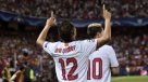 Sevilla de Jorge Sampaoli logró tres puntos vitales ante Olympique de Lyon en la Champions