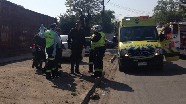 Dos personas resultaron intoxicadas con cianuro en Quinta Normal