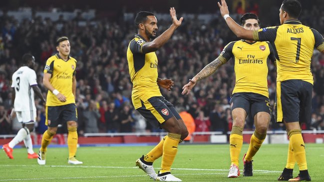 Arsenal se impuso a Basilea con gran actuación de Alexis Sánchez en Liga de Campeones