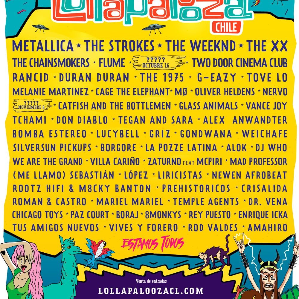 Lollapalooza 2017: Vota y arma el ránking de favoritos