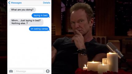   Sting y Jimmy Fallon, cantando mensajes de texto 