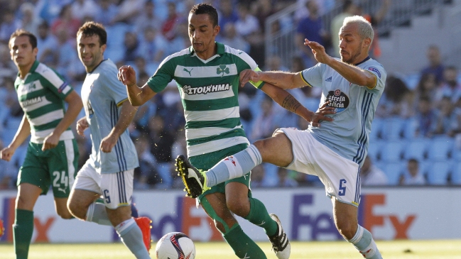 La acción de los chilenos en la segunda fecha de la Europa League