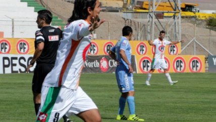El delantero Ever Cantero le dio el triunfo a Cobresal sobre O'Higgins