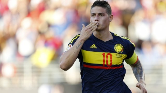 James Rodríguez sufrió lesión muscular y quedó en duda para duelos ante Paraguay y Uruguay