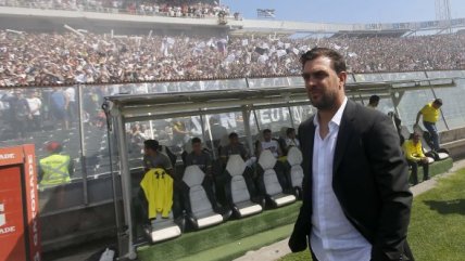 Así vivió Pablo Guede su primer superclásico entre Colo Colo y Universidad de Chile