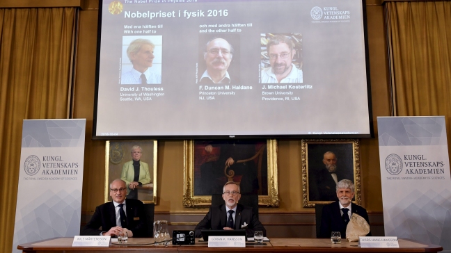 Nobel de Física para investigaciones sobre los estados de la materia