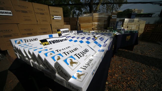 PDI incautó camión con más de un millón de dólares en cigarros de contrabando