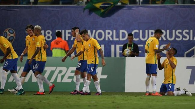 Brasil vapuleó a Bolivia y trepó al segundo lugar en las clasificatorias a Rusia 2018