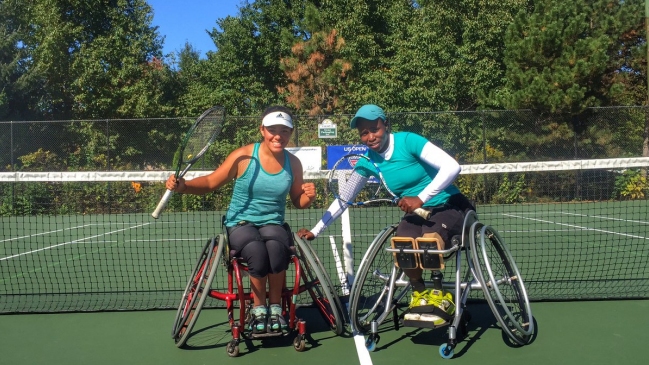 Macarena Cabrillana ganó la final de dobles del US Open paralímpico