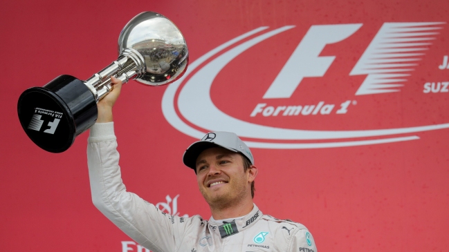 Nico Rosberg triunfó en Japón y se alejó de Hamilton en la lucha por el Mundial de Fórmula 1