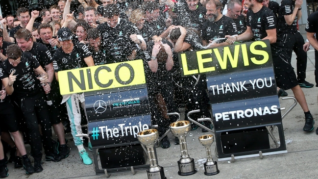 Mercedes se adjudicó el Mundial de Constructores 2016 de la Fórmula 1