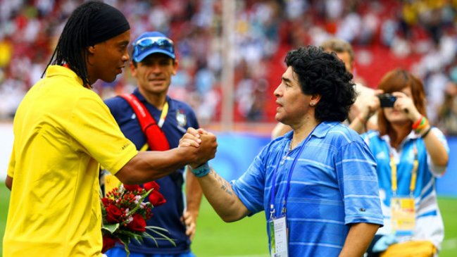 Maradona y Ronaldinho encabezarán 