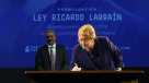 Presidenta promulgó Ley Ricardo Larraín que mejora política de autorías