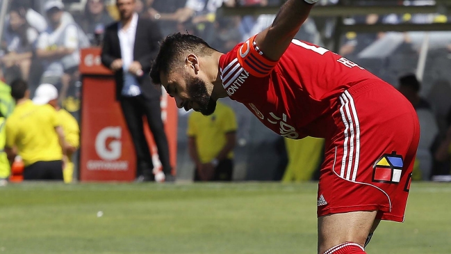 Johnny Herrera se perderá duelo de U. de Chile con O'Higgins