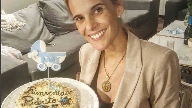 Javiera Suárez comparte imágenes del baby shower de su hijo