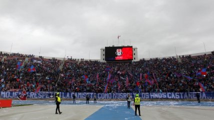Lienzo con mensaje para jugadores de la U fue visado por Azul Azul