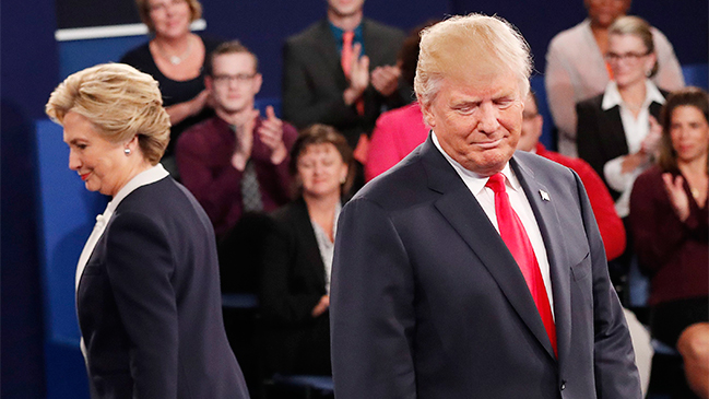 Clinton y Trump, ante su tercer y definitivo cara a cara televisivo