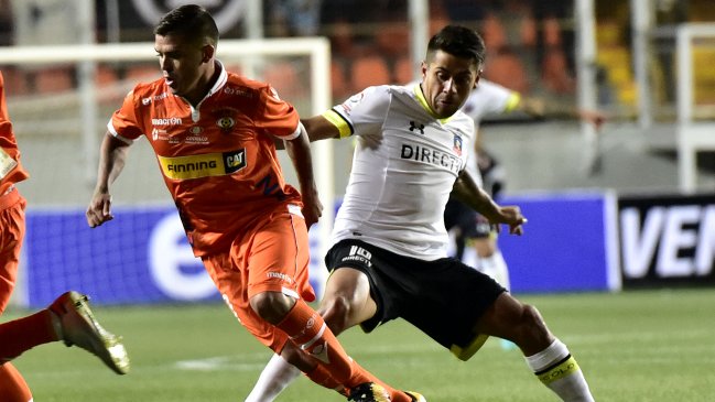 Los resultados de los partidos de ida de cuartos de final de la Copa Chile