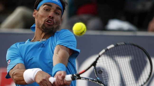 Fabio Fognini venció a Paolo Lorenzi en duelo italiano en Moscú