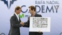 La inauguración de la academia de Nadal con presencia de Federer