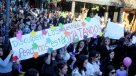 En regiones también marcharon por #NiUnaMenos