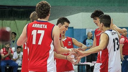 Chile derrotó a Perú y logró su primer triunfo en Sudamericano de sub 21 de vóleibol