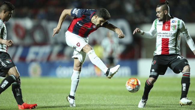 Palestino visita a San Lorenzo en la ida de cuartos de final de la Copa Sudamericana