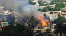 Alerta roja por incendio forestal en Vallenar