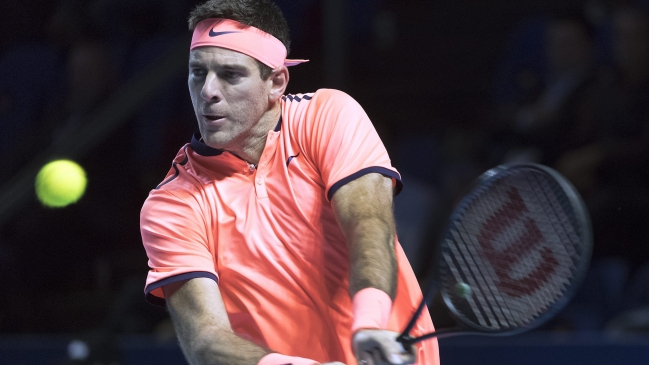 Juan Martín del Potro llevó su racha ganadora al ATP de Basilea
