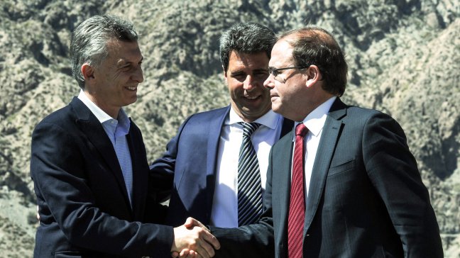 Macri confía en alcanzar solución con Chile por vertidos de minera Los Pelambres