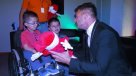 Ricky Martin compartió con Vicente Jopia, niño símbolo de la Teletón 2016
