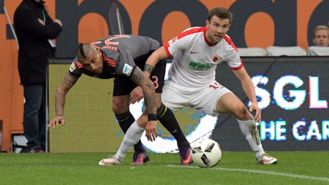 Bayern Munich se mantuvo como líder de la Bundesliga alemana tras triunfo ante Augsburgo