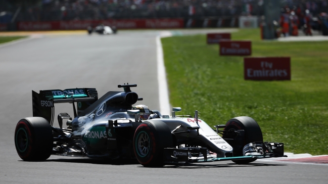 Hamilton logró la pole position en México por delante de Rosberg