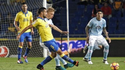 UD Las Palmas sorprendió al remontar tres goles para empatar con Celta de Vigo