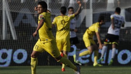 Alejandro Fiorina abrió la cuenta para San Luis en su duelo con Colo Colo