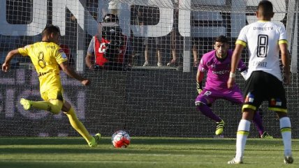 El penal de Gastón Sirino que extendió la cuenta de San Luis ante Colo Colo
