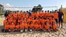 Marco Grimalt acompañó a los nuevos talentos del volley playa