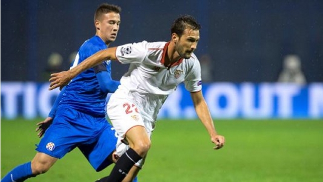 Dinamo Zagreb con Angelo Henríquez y Junior Fernandes visita a Sevilla de Sampaoli en la Champions